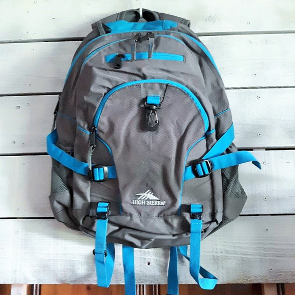 high sierra grey backpack